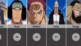 One Piece Characters Age Comparison