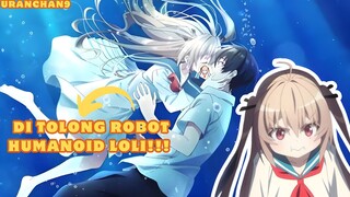 WADUH!!! MC NYA TENGGELAM DI TOLONG SAMA ROBOT HUMANOID LOLI 😏