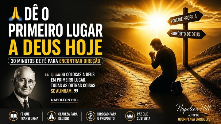 🙏 DÊ O PRIMEIRO LUGAR A DEUS | 30 MIN DE FÉ E DIREÇÃO