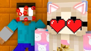 Monster School : Funny Love Curse - Minecraft Animation