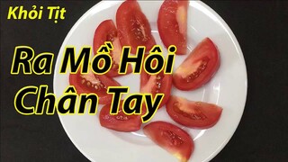 Chữa dứt điểm ra mồ hôi chân tay ở cả trẻ em và người lớn nhờ 1 quả cà chua ( mẹo chữa bệnh )