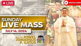 SUNDAY FILIPINO LIVE MASS TODAY II JULY 14, 2024 II FR. JOWEL JOMARSUS GATUS