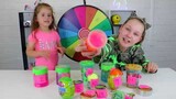 Mystery Slime Wheel Game With Satisfying Slimes