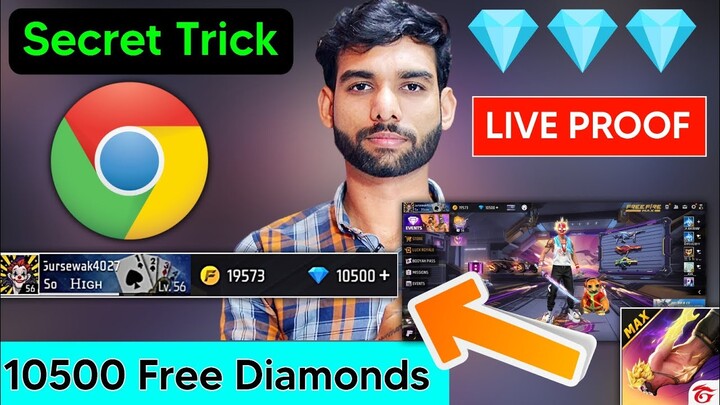 🔥💎 10500 Free Diamonds in Free Fire Trick. How to Get Free diamond in freefire max. Free Diamond App