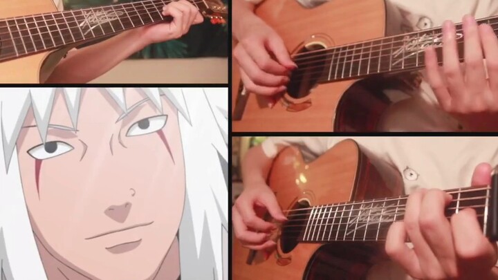 [Attachment score] Guitar Multiplayer - Naruto BGM "May Rain" | Please prepare tissues | Jiraiya