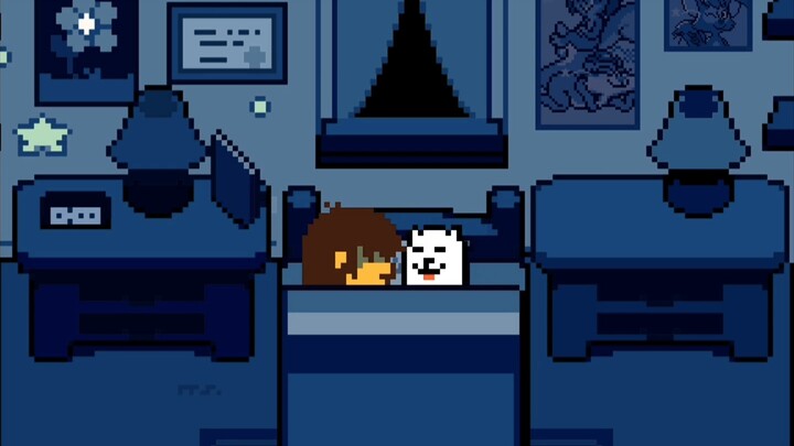 Sebuah video kecil dari seorang teman di Internet yang merayakan pembaruan Deltarune