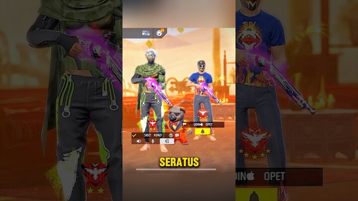 Ketika player lond wolf ini mintak bantuin isian 100k 2 vs 2 ke bang sidz auto mode bantai 🥶😱