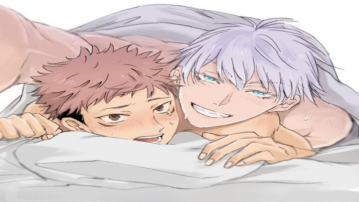 GOJO PUNISH YUJI ON THE BED ‼🔥