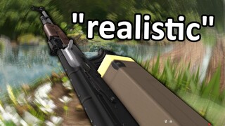 i found a SCUFFED "realistic" roblox FPS...