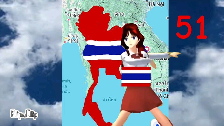 top 51 largest countries in the world with character from teletubbies earthquake tsunami (wrong)