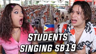 POV You Graduate in the Philippines |Latinos React to Filipino Student's Graduation Singing SB19