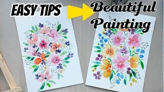 The Easiest Watercolor Technique Tips for Beautiful Flowers