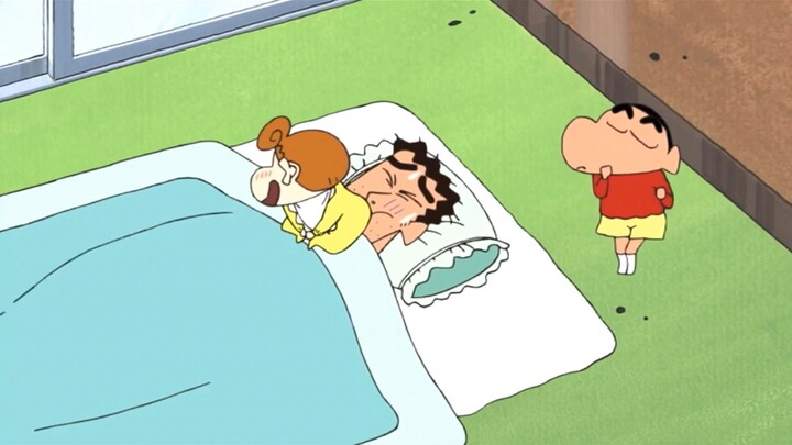 【Crayon Shin-chan】The Melaleuca routine to wake up dad