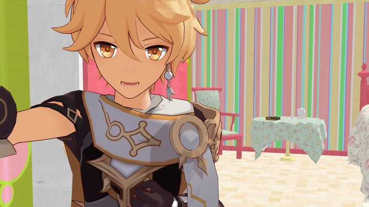 ถึงแม้จะไม่มีใครอยู่บ้านก็ทำแบบนี้ไม่ได้ [เก็นชินอิมแพกต์มมd]