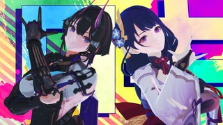 连 携 奥 义⚡️无想的一刀？⚡️【雷军x震离】roki MMD 2TOON