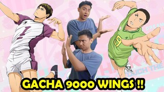 9000 Wing Ushijima ?? NO !! Gacha Yūdai Hyakuzawa ?? YES !! - Haikyuu!! Touch The Dream