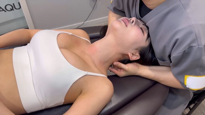 (도수치료) 1 레이싱 모델 윤진 4K무편집 Full영상 /Muscle Release_Stretching Manual Therapy Techniq