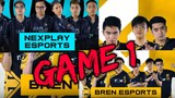 NXP VS BREN [GAME 1] NEXPLAY ESPORTS VS BREN ESPORTS |  MPL-PH SEASON 7 WEEK 1 DAY