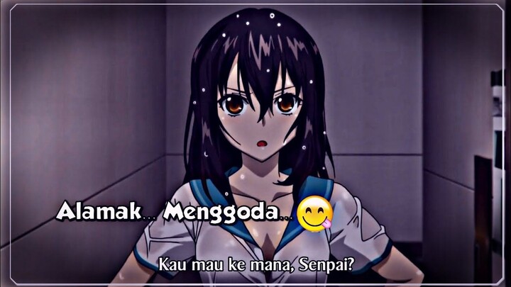 Ketika orang yg mata matain lu, Habis selesai mandi... } Anime jedag jedug {