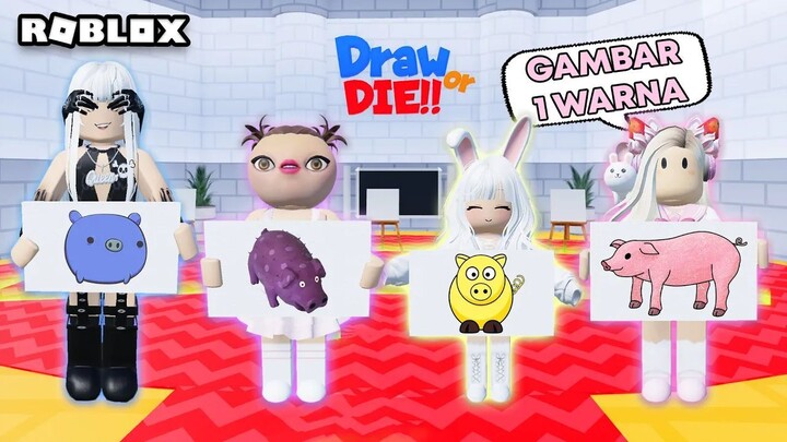 Lomba Gambar 1 Warna bersama Bestie, Jelek = Meninggoy !! [Roblox Indonesia]