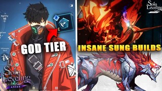 [Solo Leveling Arise] God Tier Sung BUILDS against TIER 10 Igris & Wolfes!!! (this rune OMG!!!)