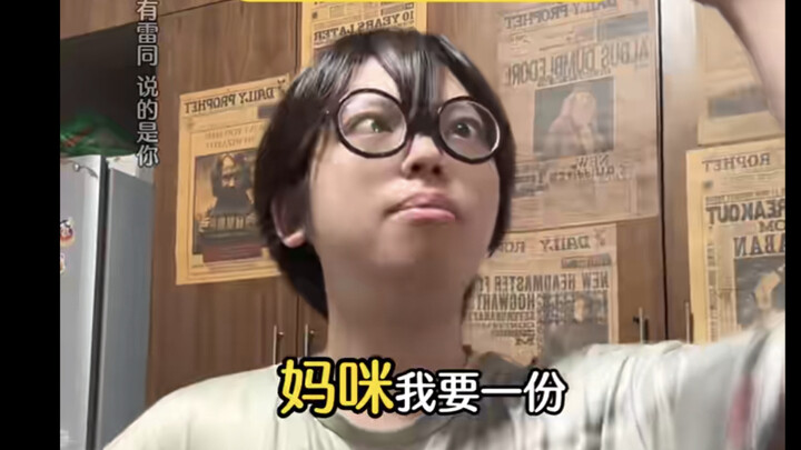When some 2D characters go to a restaurant to eat...