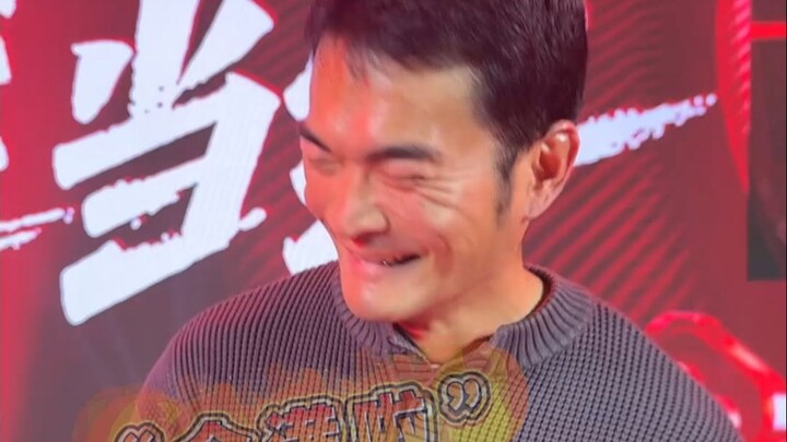 Annual party blindfolded money-shoveling challenge—guys, guess how much I’ll scoop this time!