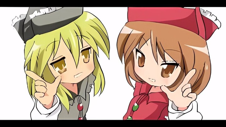【Touhou MAD】Touhou X Lucky Star! การฟื้นฟูแบบ HD