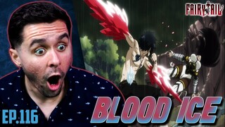 "BLOOD ICE UP" Fairy Tail Ep.116 Live Reaction!