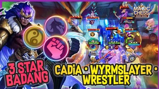 3 STAR BADANG CADIA WYRMSLAYER VS COMBO NATURE SPIRIT SAKI 3 ! MAGIC CHESS