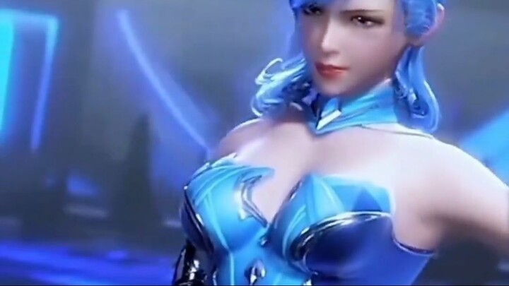Nữ thần anime màu xanh siêu đỉnh