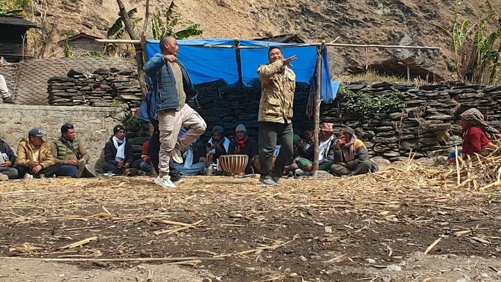 dance in naumati baja | traditional Nepalese cultural dance and music |