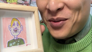 Tiga poin untuk lukisan, tujuh poin untuk bingkai! Ada yang suka gaya lukisan ini nggak 🤪