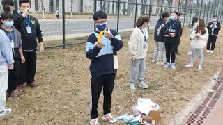 I was actually chosen!!! I was asked to demonstrate the correct use of condoms in front of hundreds 