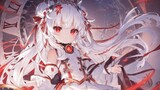 [AI Painting] Episode 24: White-haired Lolita who controls blood magic