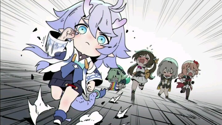 Bai Lu’s little legs are really moving fast!