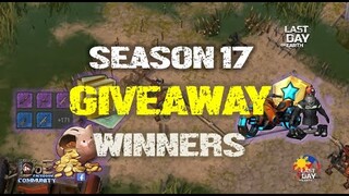 GIVEAWAY WINNERS - SEASON 17 & CLEARING B-BRAVO 02&03 - Last Day On Earth: Survival