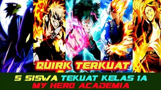 TOP 5, Daftar Siswa Terkuat Kelas 1A, SMA UA | My Hero Academia