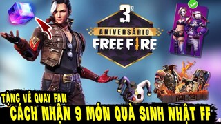 Cách nhận hộp ma thuật miễn phí trong sự kiện sinh nhật free fire 3 tuổi |  Free Fire Max