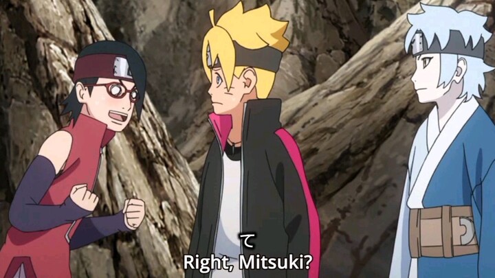 Momen Sarada Memuji Mata Boruto