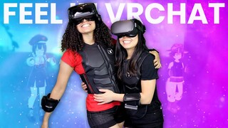 We Can Feel Each Other In VRChat With 2 bHaptics Suits?!