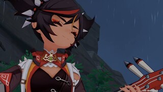 Xinyan Showing off her Electric Guitar Plays