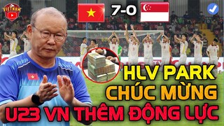 U23 Việt Nam Được Thưởng To, HLV Park Gửi Lời Chúc Mừng Thầy Trò HLV Đinh Thế Nam