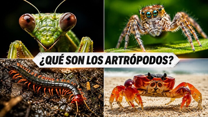 ¿Qué son los artrópodos? Introducción