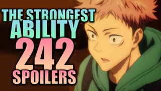 THE STRONGEST ABILITY IS REVEALED / Jujutsu Kaisen 242 Spoilers