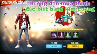 Garena Free Fire| #206 Hướng Dẫn Mua Thính Đặc Biệt Free Fire Bằng Kim Cương Hoặc Thẻ Viettel