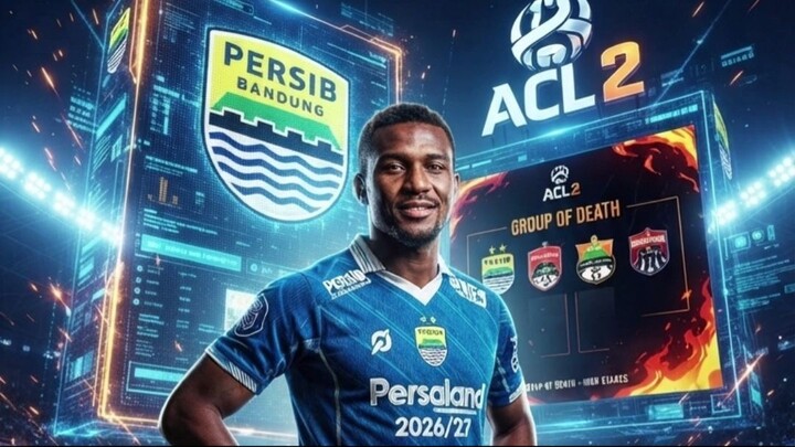 PERSIB MASUK GRUP NERAKA ACL 2! Reaksi Berkelas Gabriel Mutombo Bikin Bobotoh Bangga!