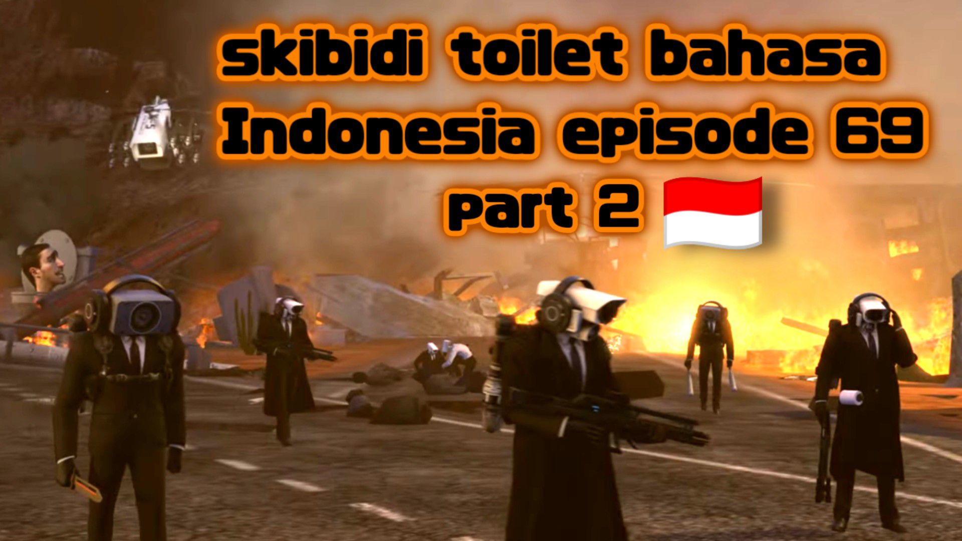 Skibidi toilet bahasa Indonesia dubbing voice changer - BiliBili