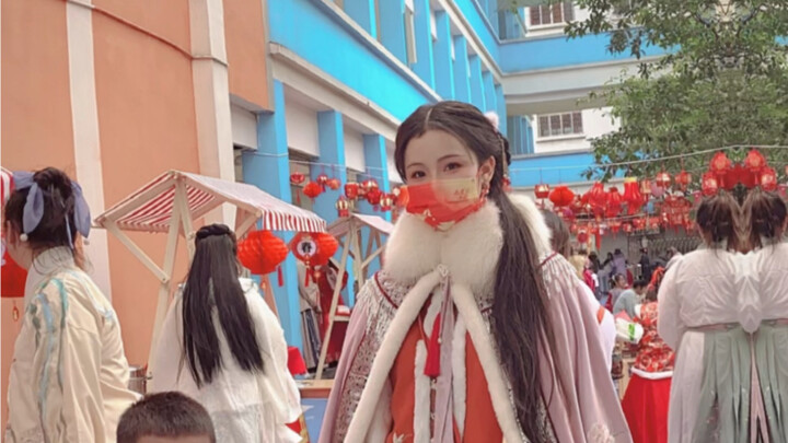 参加儿子学校元旦游园活动要有的仪式感！