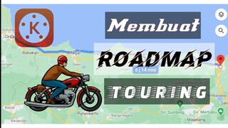 Tutorial Membuat Roadmap Touring kendaraan berjalan dengan Kinemaster